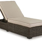 Coastline Bay - Brown - Chaise Lounge With Cushion