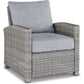 Naples Beach - Light Gray - Lounge Chair W/Cushion