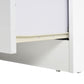 LED Lighted TV Stand for TVs up to 75", Modern TV Cabinet with Storage Drawers for Living Room, High Gloss White