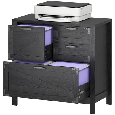 Black Wood Grain