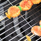 Charcoal BBQ Grill with Warming Rack & Storage Side Table, Portable Barbecue Smoker, 89 x 60 x 83 cm, Black
