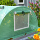 Portable Mini Greenhouse, Tunnel Growing Tent with 5 Mesh Windows and Steel Frame