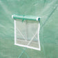 Walk-in Tunnel Greenhouse, 19 x 10 x 6.6 ft Hoop House with Zipped Roll-Up Door, 8 Mesh Windows, Wind Resistance Level 4, Green