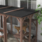 71"L Catio Outdoor Cat Enclosure, Indoor Cat Cage, Pet House, Small Animal Hutch for 1-2 Rabbit, Kitten, Kitty Crate Kennel w/ Waterproof Roof, Multi-Level Platforms, Brown