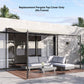 Pergola Canopy Replacement, Pergola Shade Cover for 10' x 10' Pergola ( 84C-038 Series), Beige