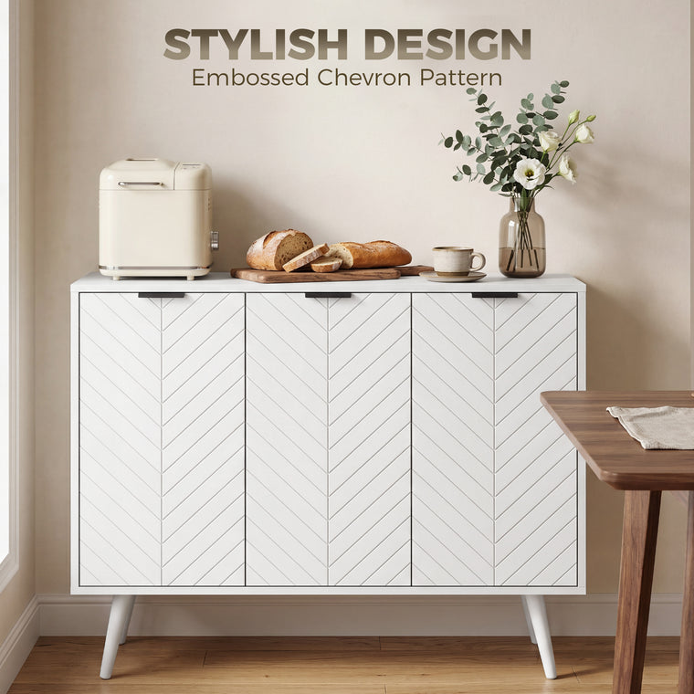 Sideboard Buffet Cabinet with 3 Doors