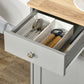 Modern Sideboard, Buffet Cabinet with Storage Cabinets, Drawers and Adjustable Shelves for Living Room, Grey
