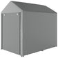 4' x 6' Bike Storage Shed with Roll-Up Door