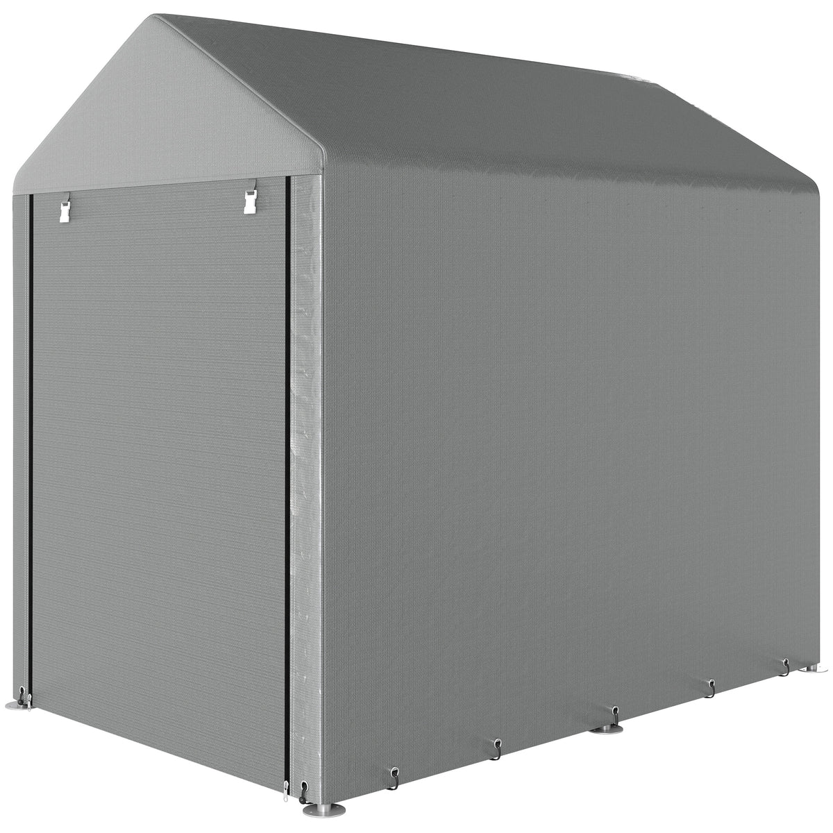 4' x 6' Bike Storage Shed with Roll-Up Door