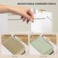 Lockable Filing Cabinet with 3 Fluted Drawers, File Cabinet with Adjustable Hanging Rails for A4 Letter Files, White