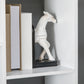 Tall Bookshelf with Drawer, Freestanding Bookcase for Bedroom, Living Room, Home Office, White