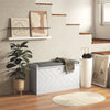 Shoe Storage with Seat, Upholstered Hallway Bench, Shoe Bench with Flip Drawer, Adjustable Shelf for 6-8 Pairs of Shoes