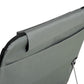 Set of 2 Sun Lounger Beach Mat Folding Lounge Chair Mat with Adjustable Back Steel Frame Head Pillow Carry Bag Grey