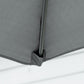 10ft Cantilever Patio Umbrella Offset Parasol with Crank Handle, Cross Base for Garden, Deck, Dark Grey