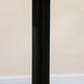 Modern Kitchen Table for 2 People, Round Dining Table with Steel Base for Living Room, Dining Room, Black
