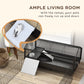 Guinea Pig Cage with Foldable Detachable Playpen, Rolling Rabbit Chinchilla Hedgehog Bunny Cage Small Animal Habitat with Water Bottle, Hay Feeder