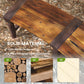 Wooden Outdoor Bench, Wrap Around Tree Bench with Slatted Seat for Yard, Garden, Deck, Lawn, Brown