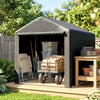 Galvanized Steel Bike Storage Shed