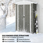 Apex Roof Metal Garden Shed with Shelf