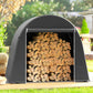 8' x 4' Portable Shed, Waterproof Bike Tent with Roll-up Zipper Door and Galvanised Metal Frame for Bike, Garden Tools