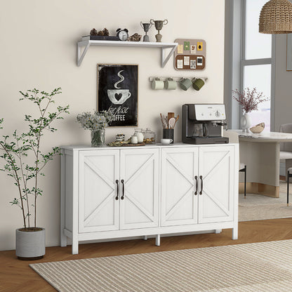 Barn Door Sideboard TV Stand for 65" TV