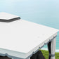 10' x 12' Double Roof Patio Gazebo Canopy, Outdoor Gazebo Shelter with Netting & Curtains, for Garden, Lawn and Deck