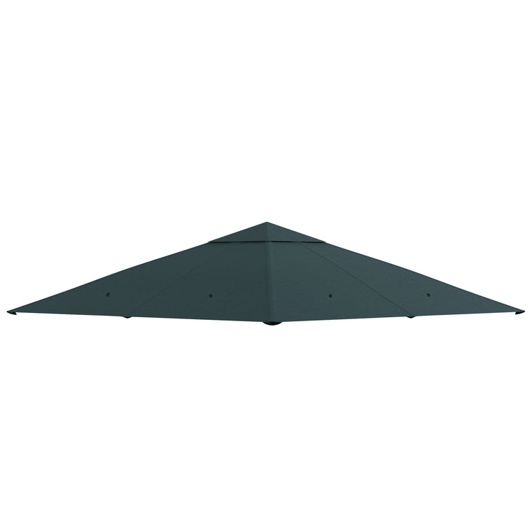 10' x 10' Grey Square Gazebo Canopy Replacement