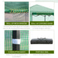 Portable Pop Up Greenhouse, Outdoor Walk-in Hot House with Roll-up Door & 2 Windows, 8' x 6' , Green