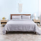 Set of 2 Bedroom Nightstands, Side Table with Storage Shelf and Drawer for Living Room, Bedroom, Natural Wood