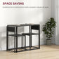 Dining Table Set, Industrial Dining Set for 2, Kitchen Table and Chairs for Small Space, Dining Room Table with Chairs