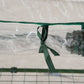 3 Tier Mini Greenhouse, Portable Outdoor Flower Stand with Shelf Clips, Indoor Greenhouse with Plastic Cover and Steel Frame, Transparent, 27" x 19" x 49"