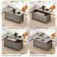 Lift Top Coffee Table, Center Table with 3 Hidden Compartments, 2 Fabric Drawers, Expandable Top and Charging Station