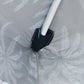 Beach Umbrella, 6.5' Easy-Assembly Sun-Shade Shelter with Sandbags and Carry Bag, Cool UV50+, Dark Blue