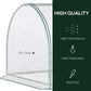 8' x 3' x 2.6' Mini Greenhouse Portable Hot House for Plants with Zippered Doors for Outdoor, Indoor, Garden, Clear
