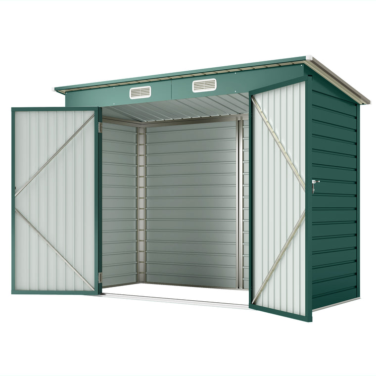 8' x 4' Garden Shed with Double Doors and Vents