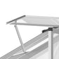 6' x 8' x 6.4' Polycarbonate Greenhouse, Aluminum Walk-In Green House Kit Garden, Plants Grow with Rain Gutter and Roof Vent, Silver