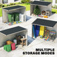 Outdoor Storage Shed, Metal Garden Shed with Window, 2 Vents and Lockable Door for Backyard, Garden, Patio