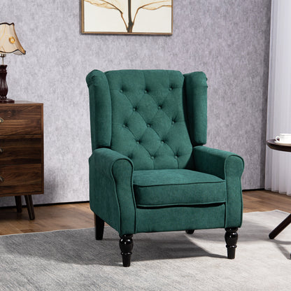 Button Tufted Wingback Accent Chair