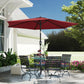 9' Patio Umbrella with 6 Ribs & UV Protection