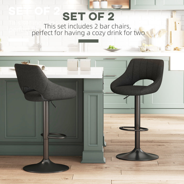 Swivel Counter-Height Bar Stools Set of 2