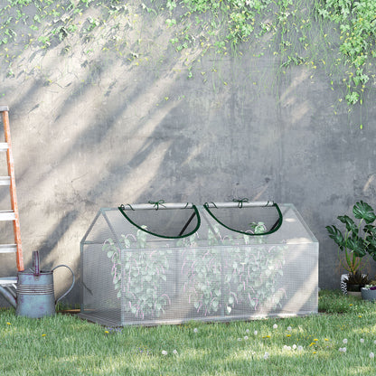 47" x 24" x 24" Mini Tunnel Greenhouse with 2 Windows