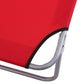 Outdoor Lounge Chair, Adjustable Folding Chaise Lounge, Tanning Chair with Sun Shade for Beach, Camping, Hiking, Backyard, Light Grey