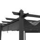 11.7' x 19.6' Retractable Pergola Canopy, Aluminum Pergola for Grill, Patio, Garden, Deck