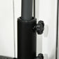 Plastic Half Round Umbrella Base, Sand or Water Filled Half Patio Umbrella Stand Holder 40lb Water or 46lb Sand, Black