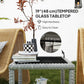 19" Outdoor Wicker Coffee Table with Glass Top, Storage Shelf for Garden Porch Balcony Deck, Dark Grey