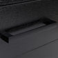 Lockable Vertical File Cabinet with Lock, 3 Drawer Filing Cabinet with Hanging Bars for Letter and A4 Size, Black
