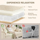 Corduroy Couch, 3 Seater Sofa, Modern Upholstered Couch with Curved Armrests and 8 Removable Pillows, Beige