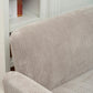 Modern Couch, 3 Seater Sofa, Corduroy Loveseat with Rubberwood Legs and Extra-Wide Seat, Light Grey