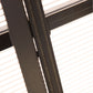 10' x 12' Hardtop Gazebo Canopy with Polycarbonate Roof, Aluminum Frame, Netting, Curtains and Ceiling Hook, Brown