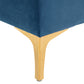 End of Bed Bench, Upholstered Bench, Entryway Shoe Bench with Button Tufted for Living Room, Bedroom, Blue